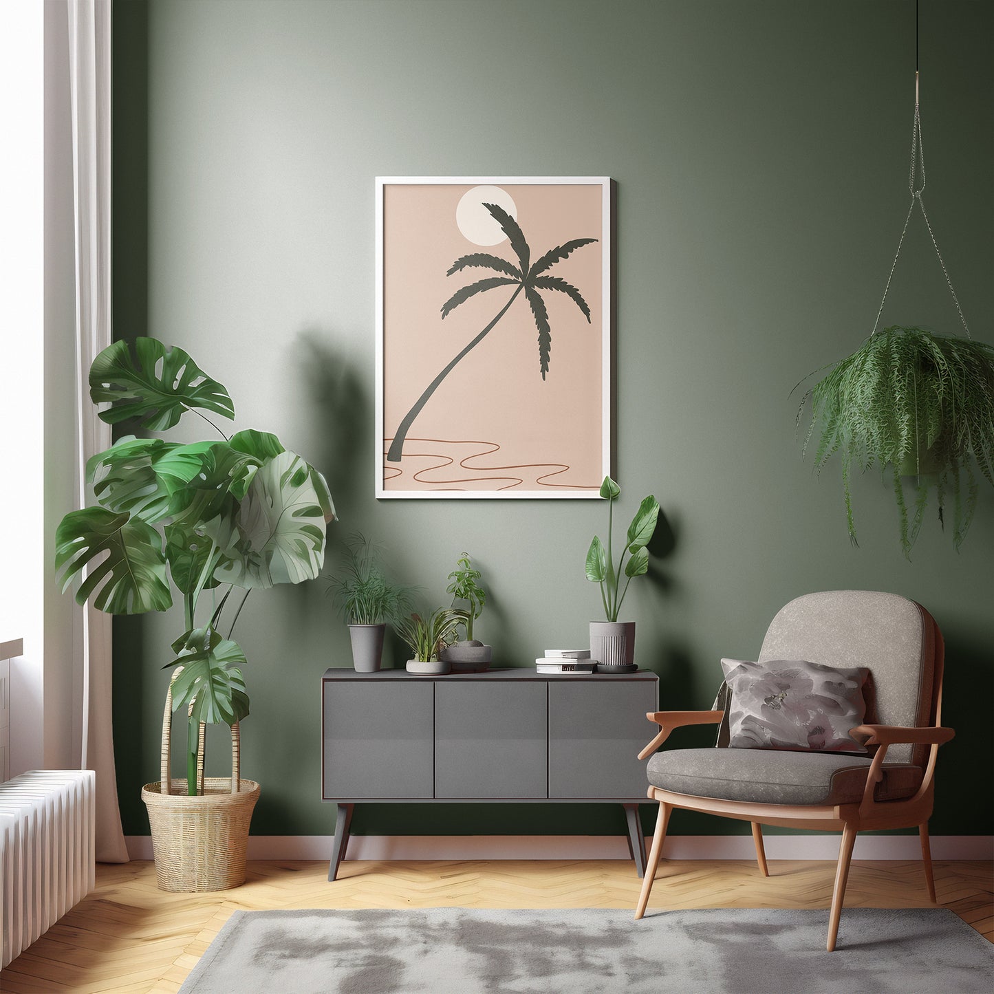 Gentle Palm Wave - Light breeze